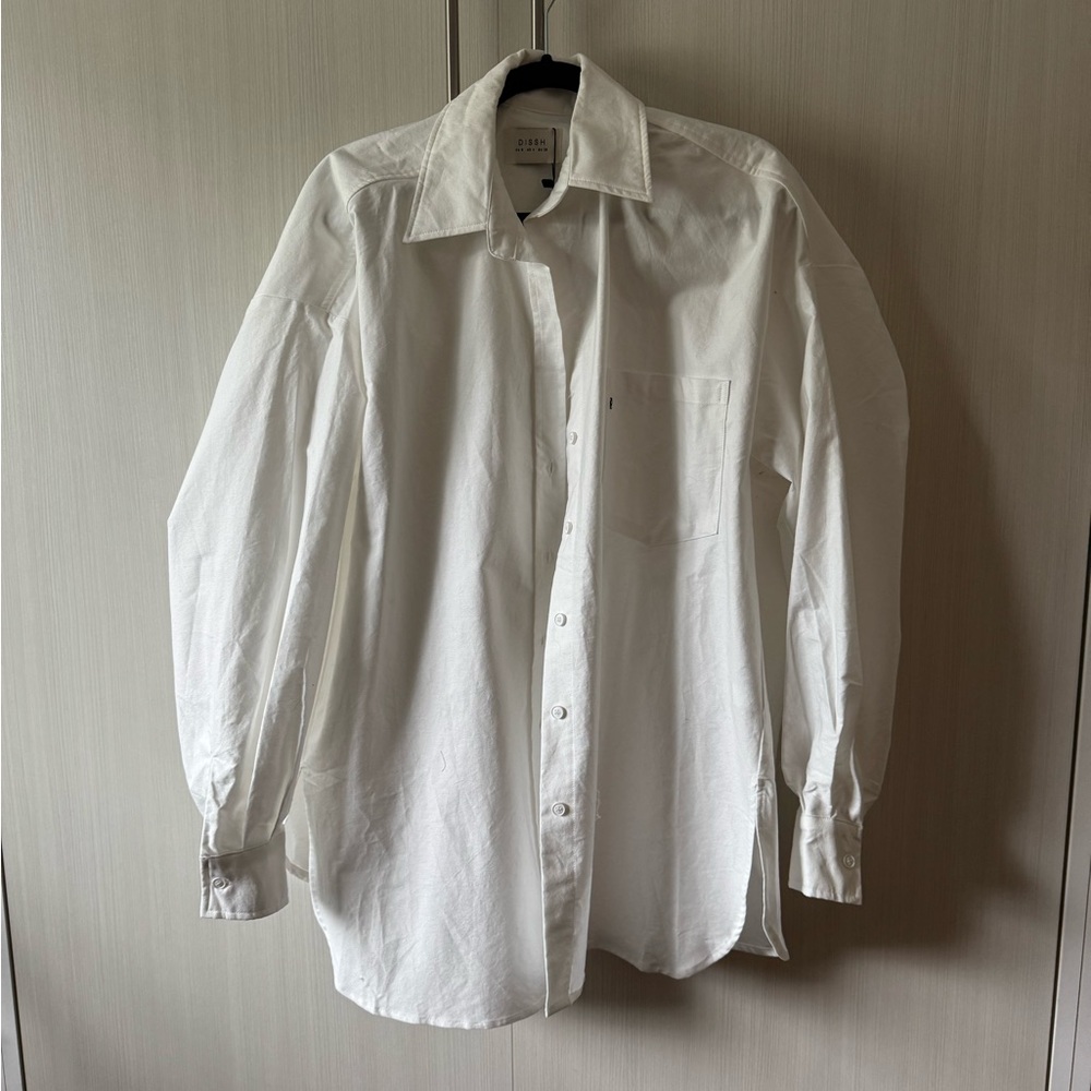 DISSH White Women's oversized shirt